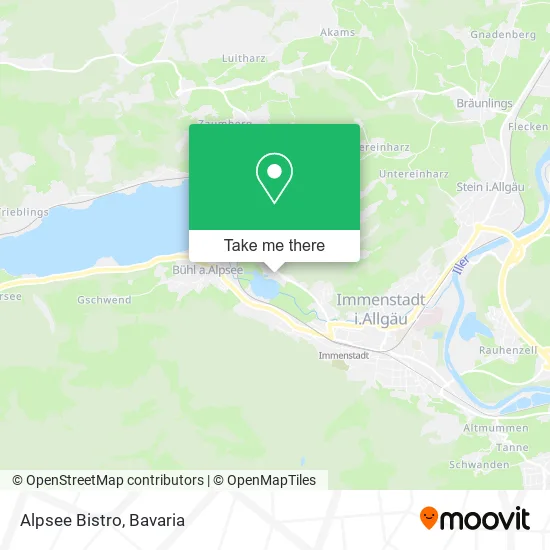 Карта Alpsee Bistro