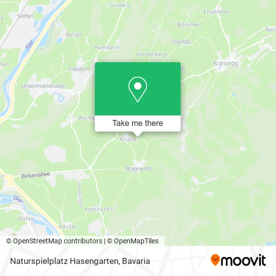 Карта Naturspielplatz Hasengarten