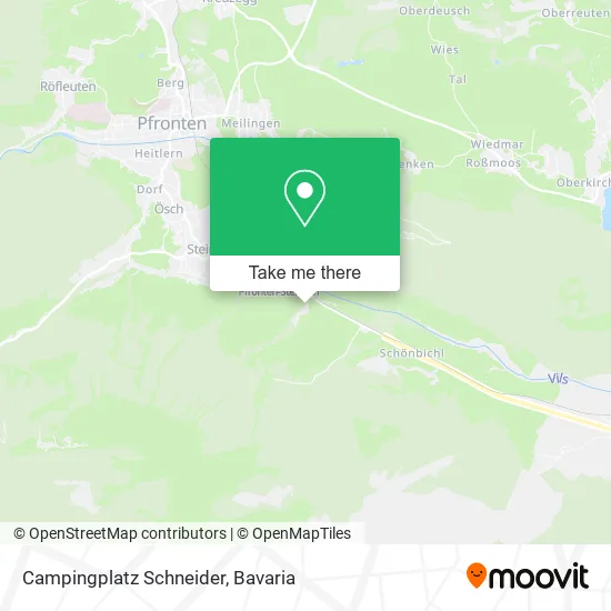 Карта Campingplatz Schneider