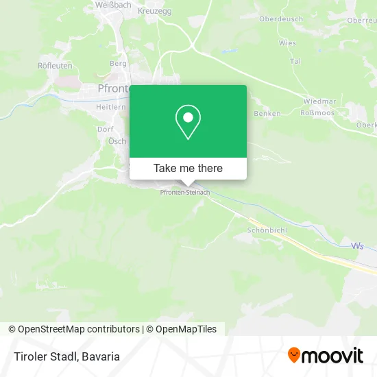 Карта Tiroler Stadl