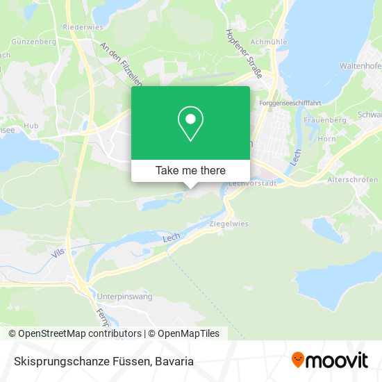 Skisprungschanze Füssen map