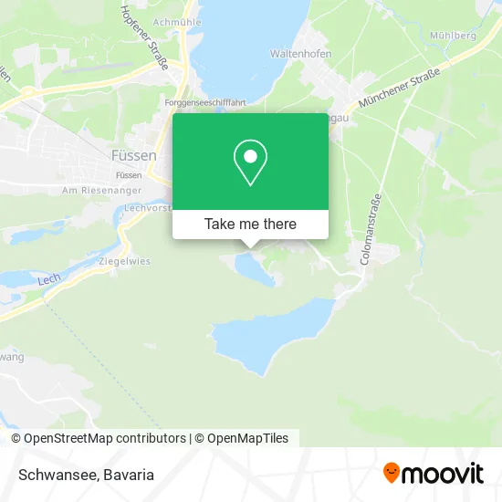 Карта Schwansee