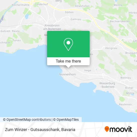 Карта Zum Winzer - Gutsausschank