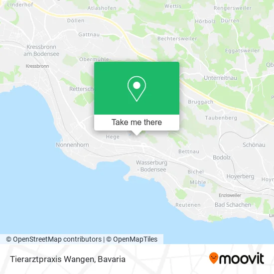 Карта Tierarztpraxis Wangen