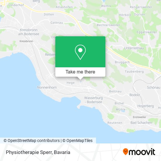 Карта Physiotherapie Sperr