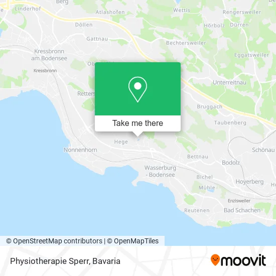 Карта Physiotherapie Sperr