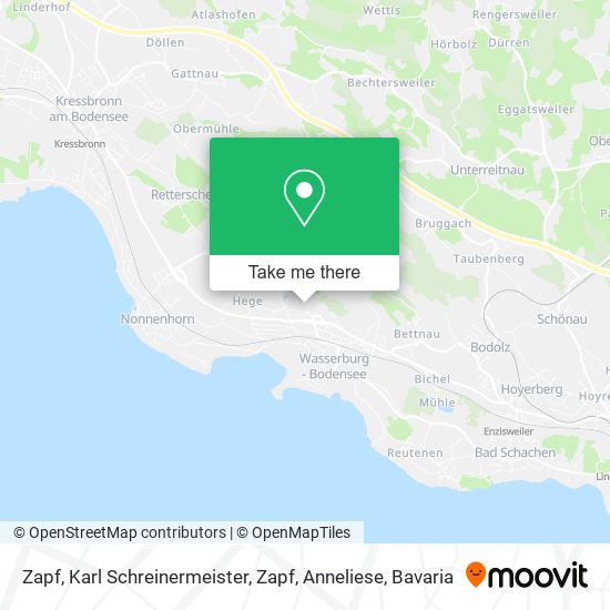 Карта Zapf, Karl Schreinermeister, Zapf, Anneliese