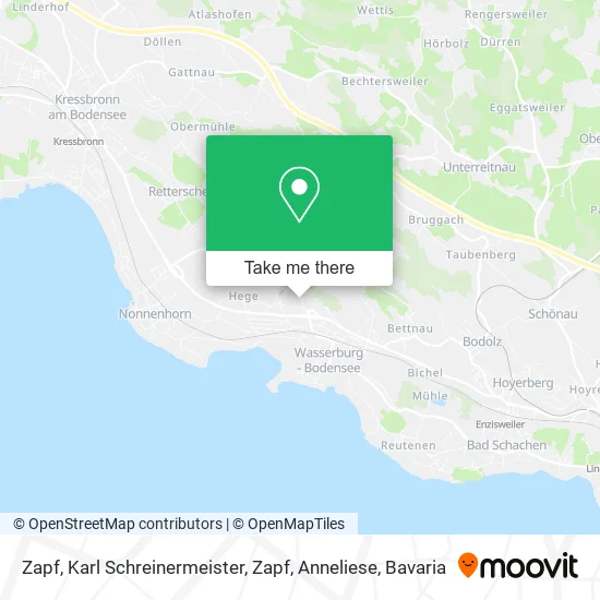 Карта Zapf, Karl Schreinermeister, Zapf, Anneliese
