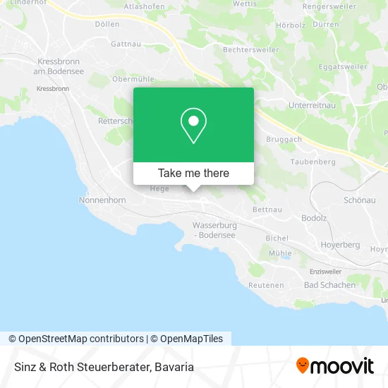 Карта Sinz & Roth Steuerberater