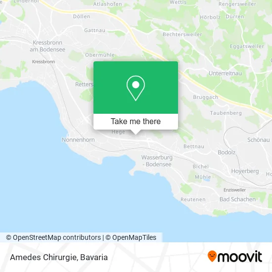 Amedes Chirurgie map