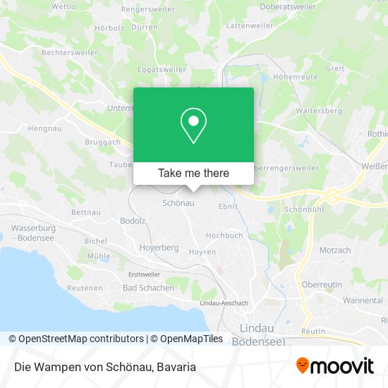 Die Wampen von Schönau map