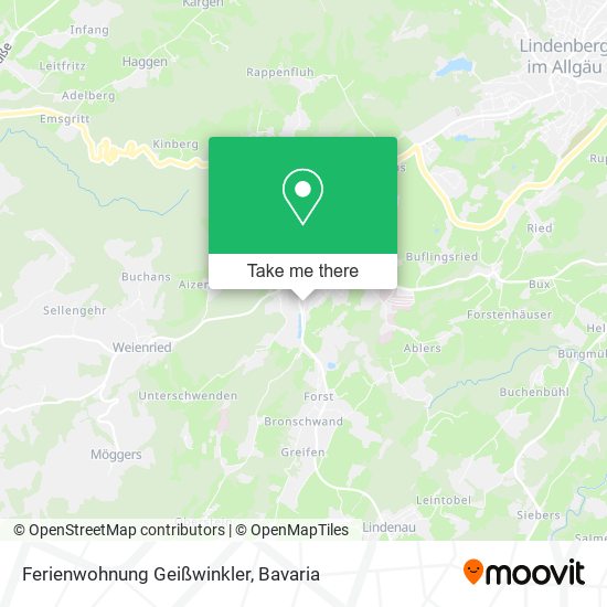 Ferienwohnung Geißwinkler map