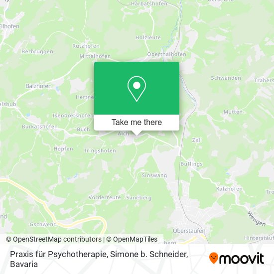 Praxis für Psychotherapie, Simone b. Schneider map