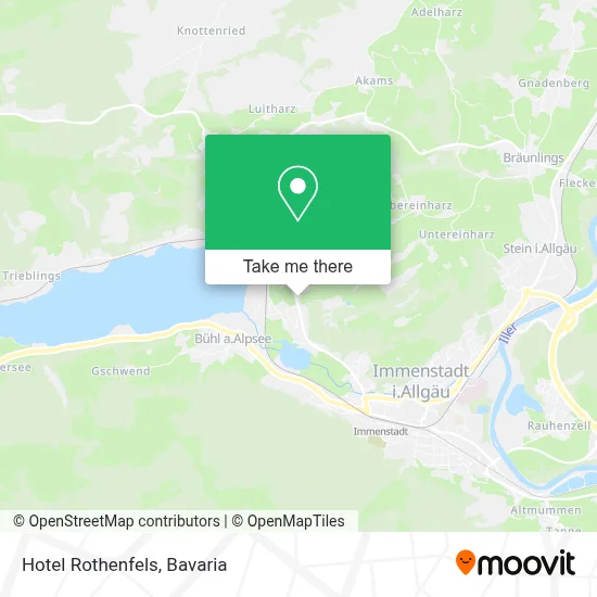 Hotel Rothenfels map