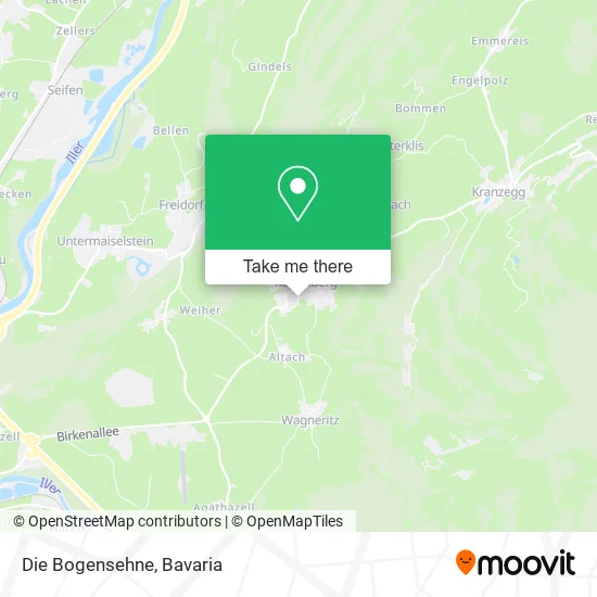 Карта Die Bogensehne