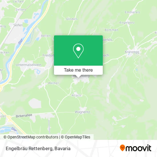 Карта Engelbräu Rettenberg