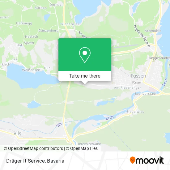 Dräger It Service map