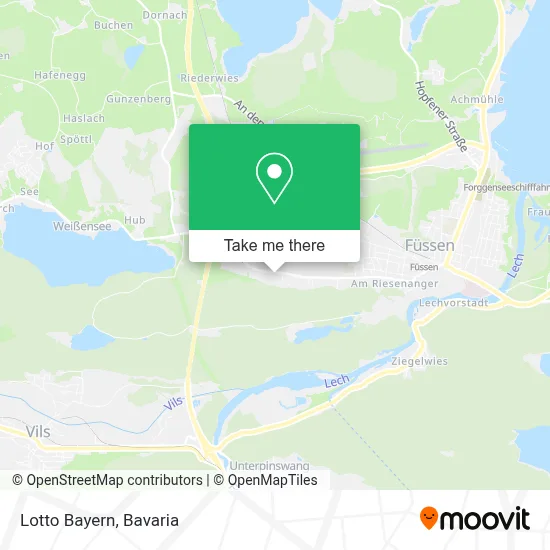 Lotto Bayern map
