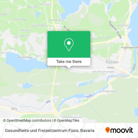 Gesundheits-und Freizeitzentrum Füsis map