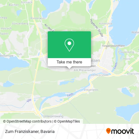 Карта Zum Franziskaner