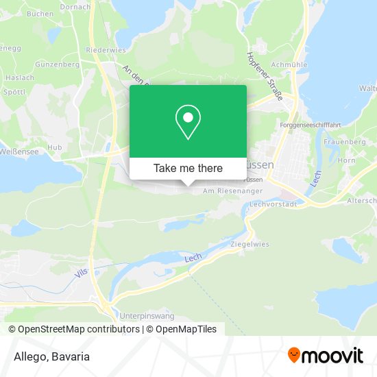 Карта Allego