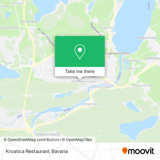 Карта Kroatica Restaurant