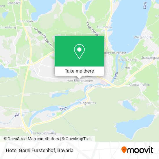 Hotel Garni Fürstenhof map