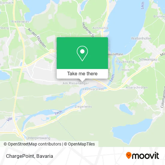 Карта ChargePoint