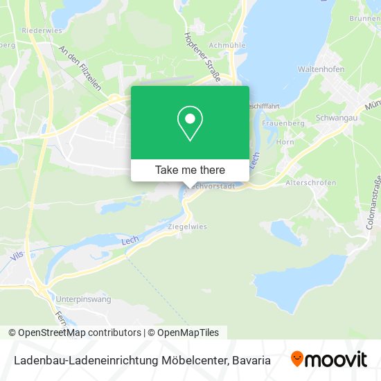 Ladenbau-Ladeneinrichtung Möbelcenter map