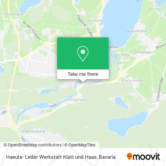 Карта Haeute- Leder Werkstatt Klatt und Haas