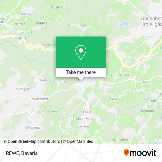 REWE map