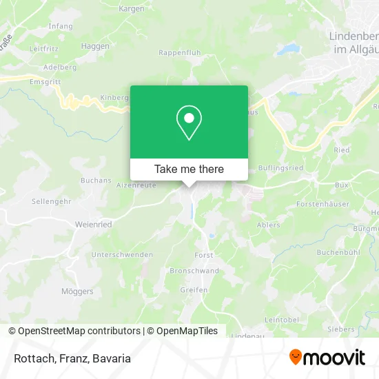 Карта Rottach, Franz