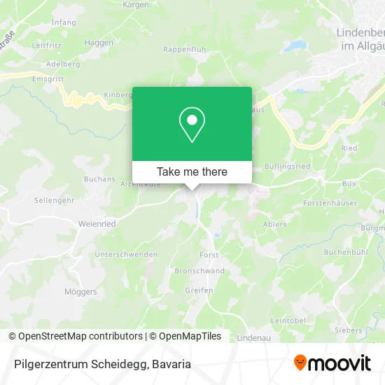 Карта Pilgerzentrum Scheidegg