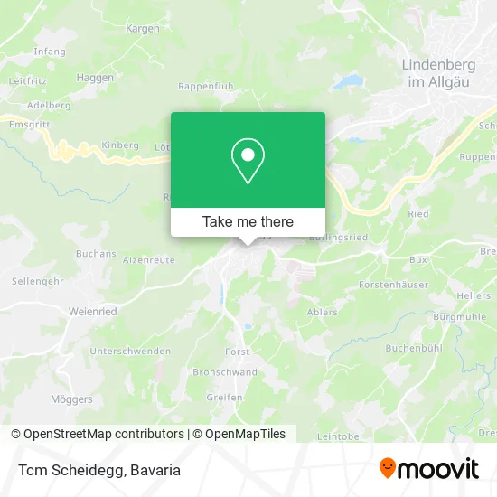Карта Tcm Scheidegg