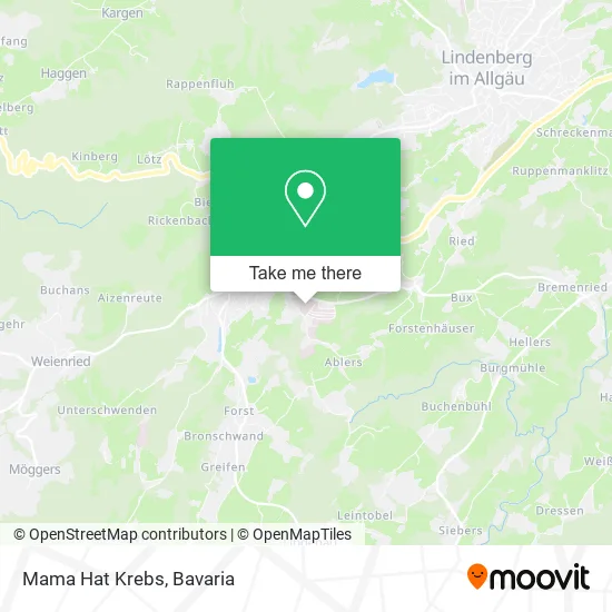 Mama Hat Krebs map