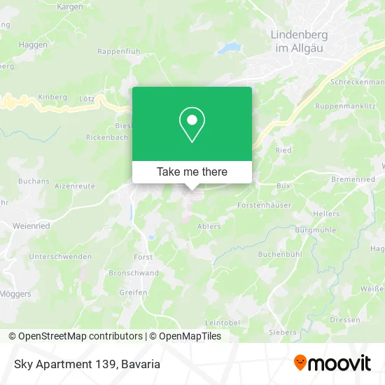Карта Sky Apartment 139