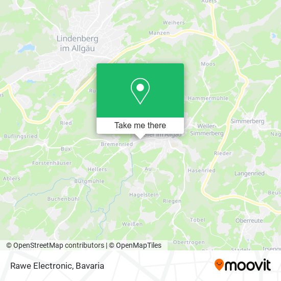 Rawe Electronic map