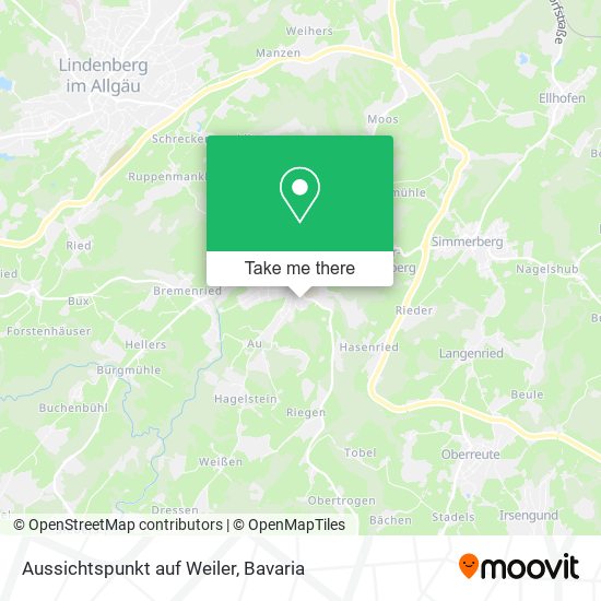 Aussichtspunkt auf Weiler map