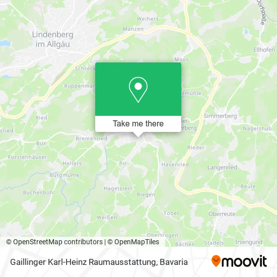 Карта Gaillinger Karl-Heinz Raumausstattung