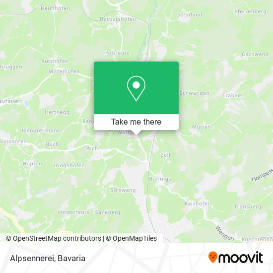 Карта Alpsennerei