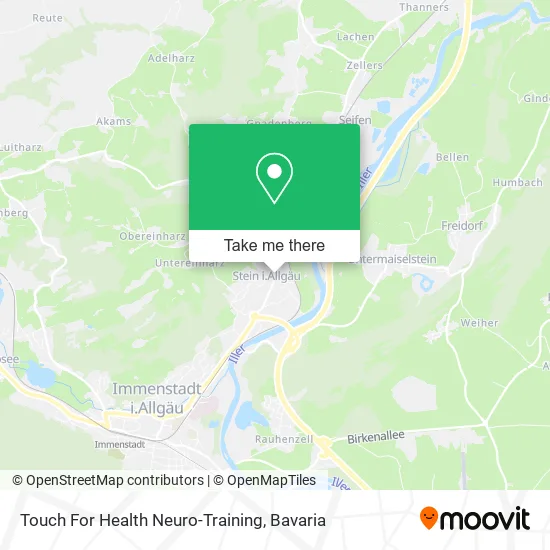 Карта Touch For Health Neuro-Training
