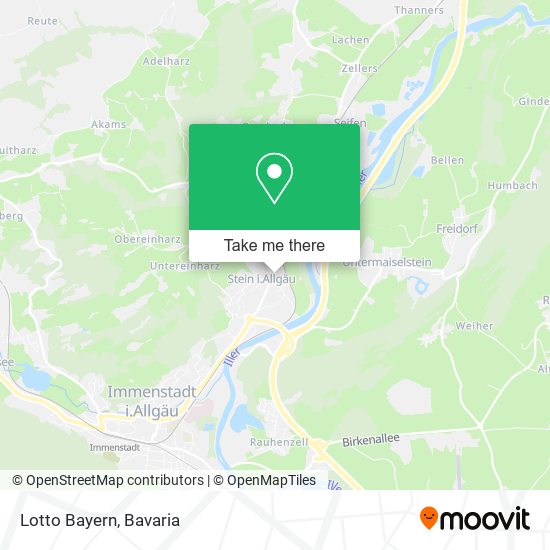 Lotto Bayern map