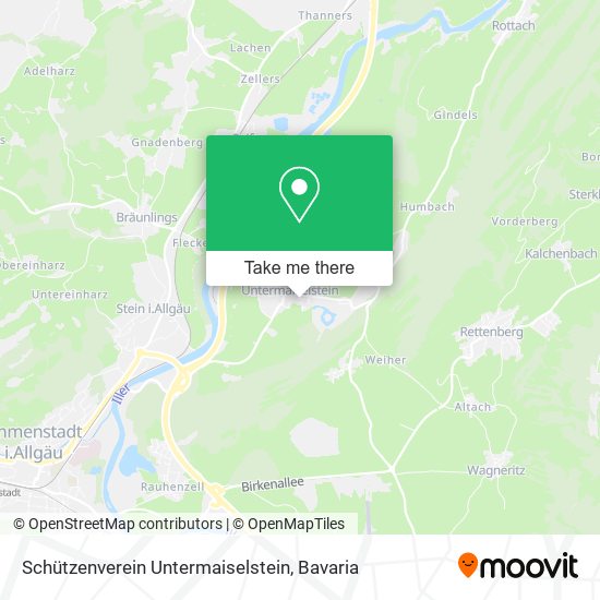 Schützenverein Untermaiselstein map