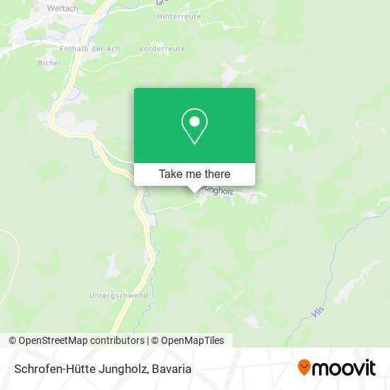 Schrofen-Hütte Jungholz map