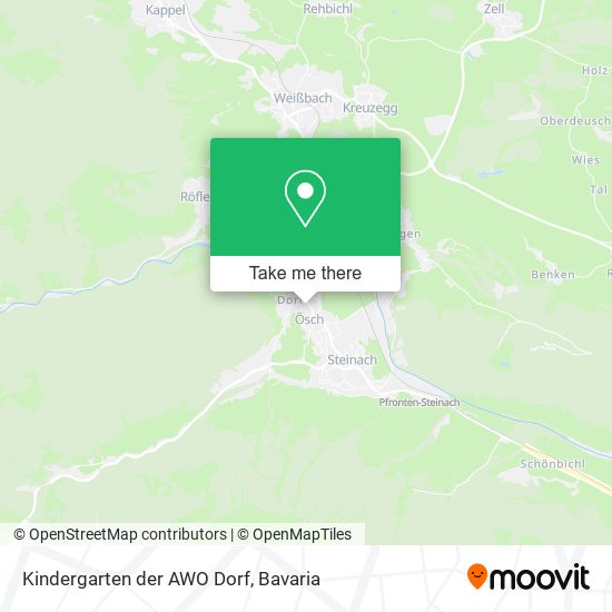 Kindergarten der AWO Dorf map