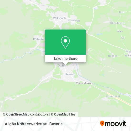 Allgäu Kräuterwerkstatt map