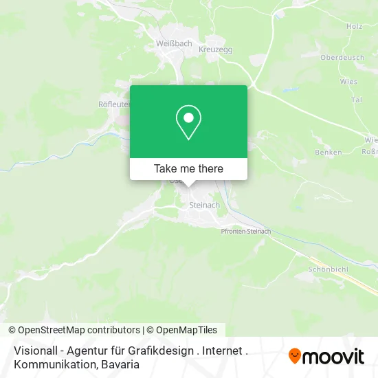 Карта Visionall - Agentur für Grafikdesign . Internet . Kommunikation