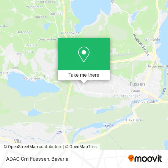 Карта ADAC Cm Fuessen