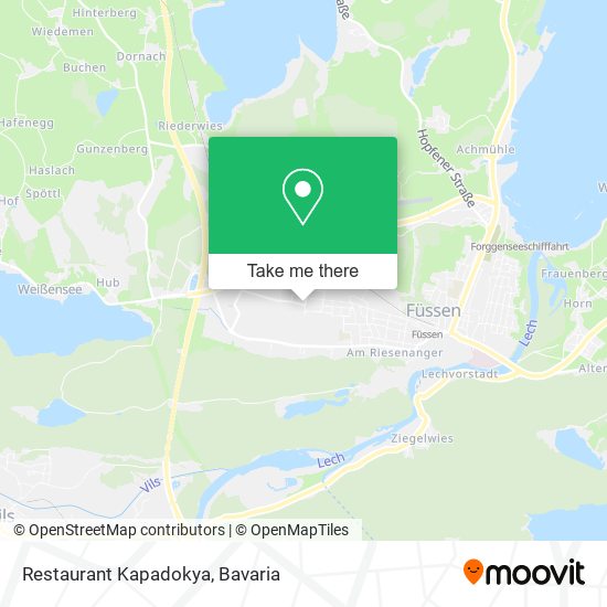 Restaurant Kapadokya map