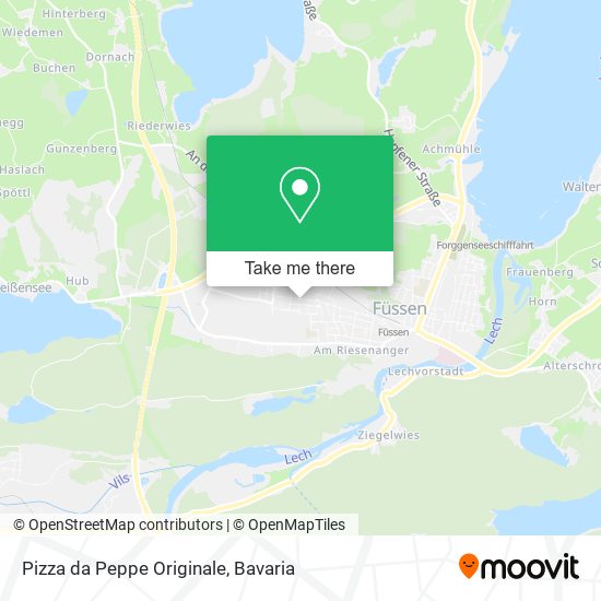 Pizza da Peppe Originale map